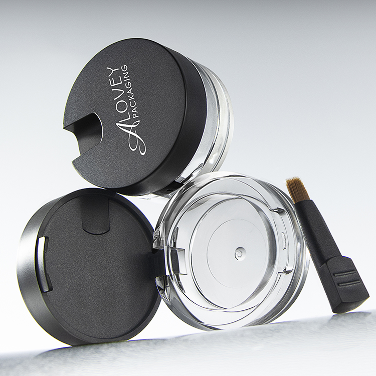 Wholesale lip scrub jar with brush with round shape 6g