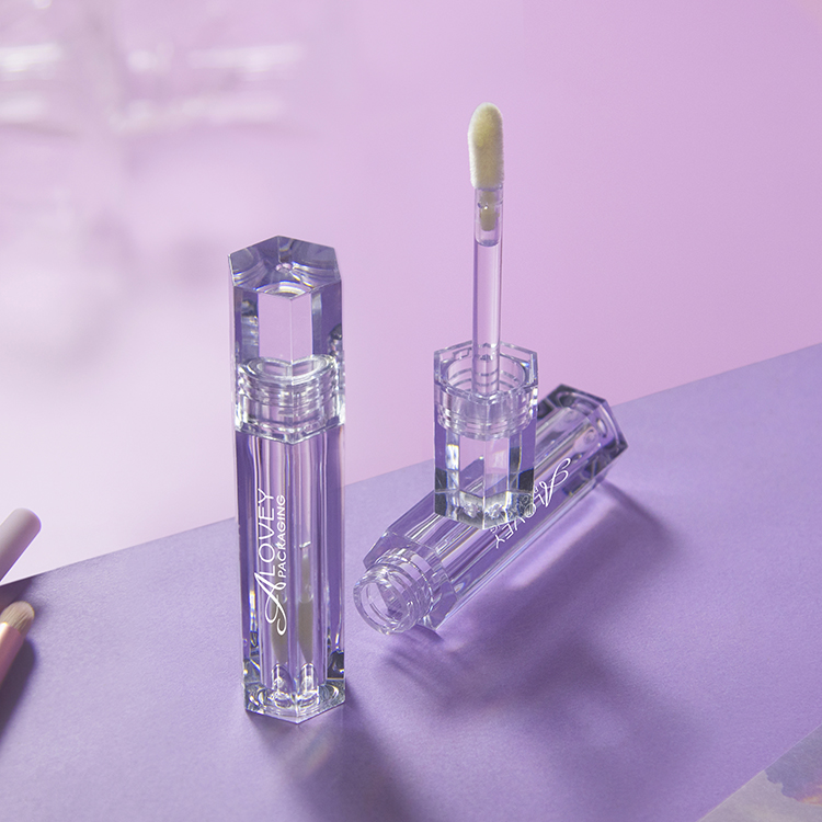 Hexagon lipgloss tube with double wall 1.5ml