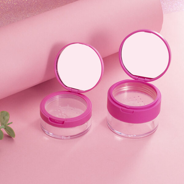loose powder jar with mirror