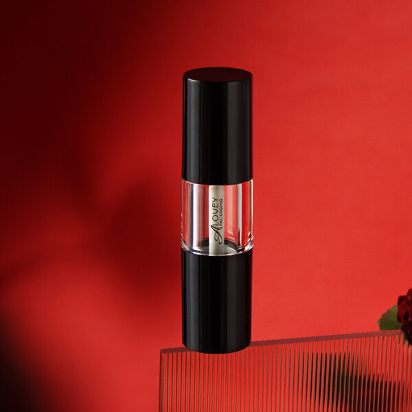 empty lip gloss tubes with brush applicator