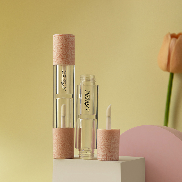 Double head empty lipgloss tube