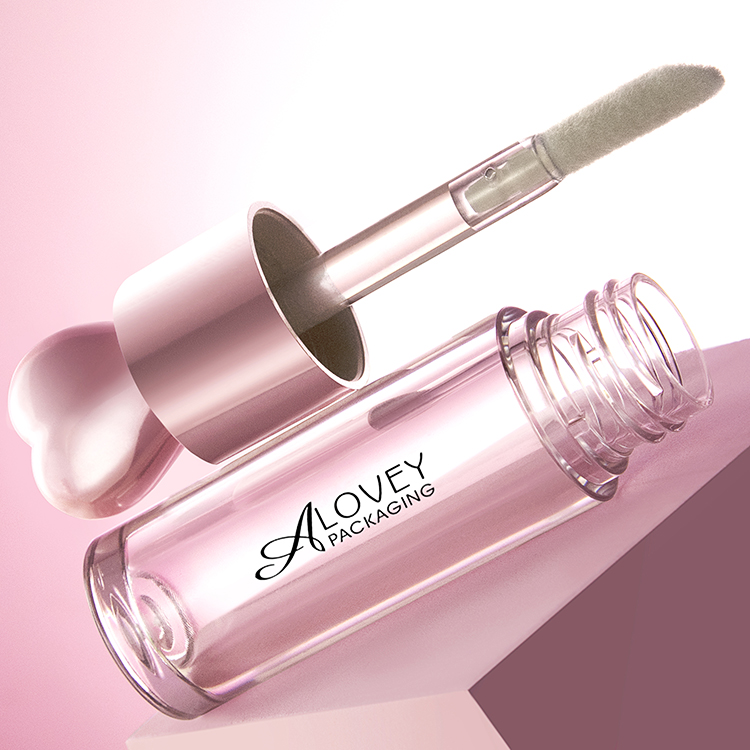 heart lip gloss tubes