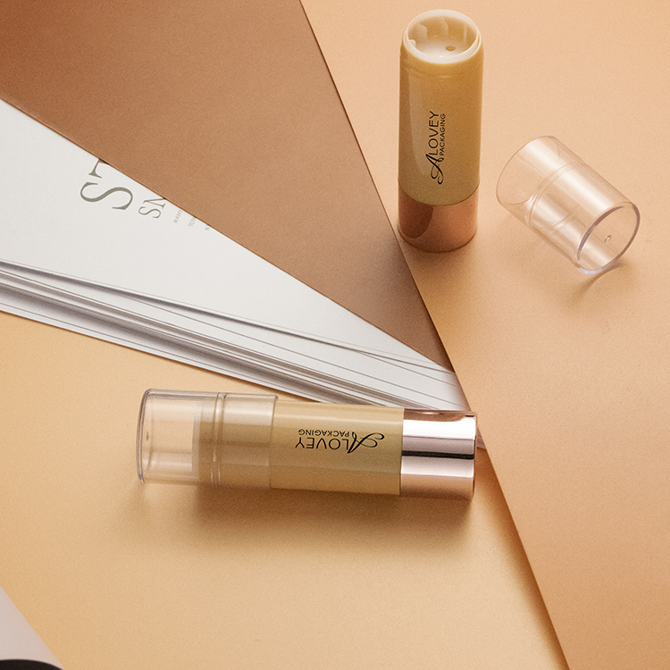 empty foundation stick packaging