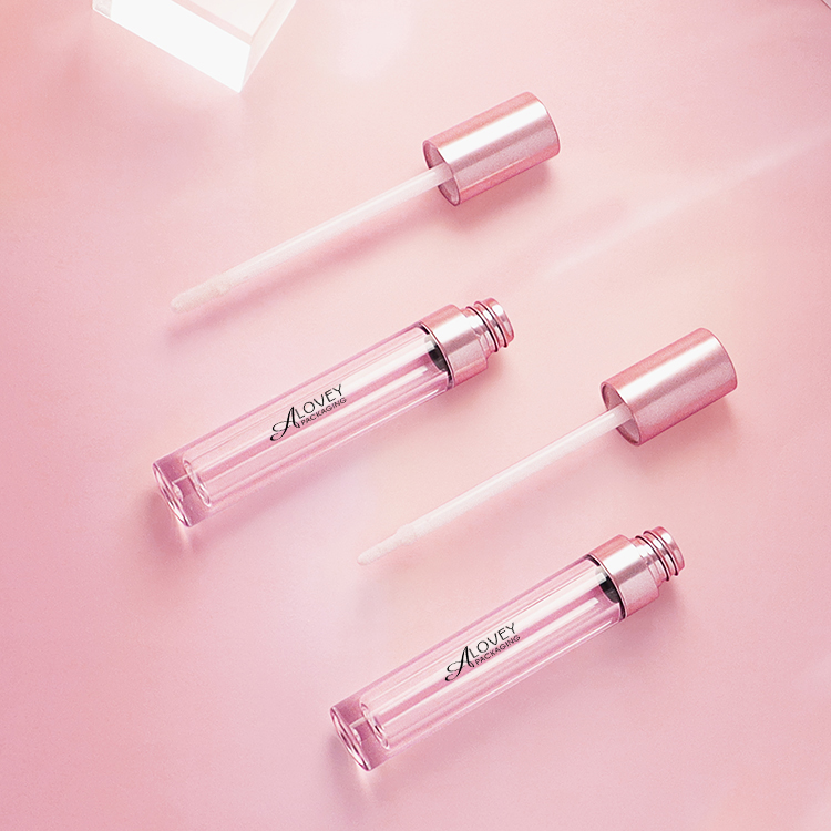 pink lip gloss tube