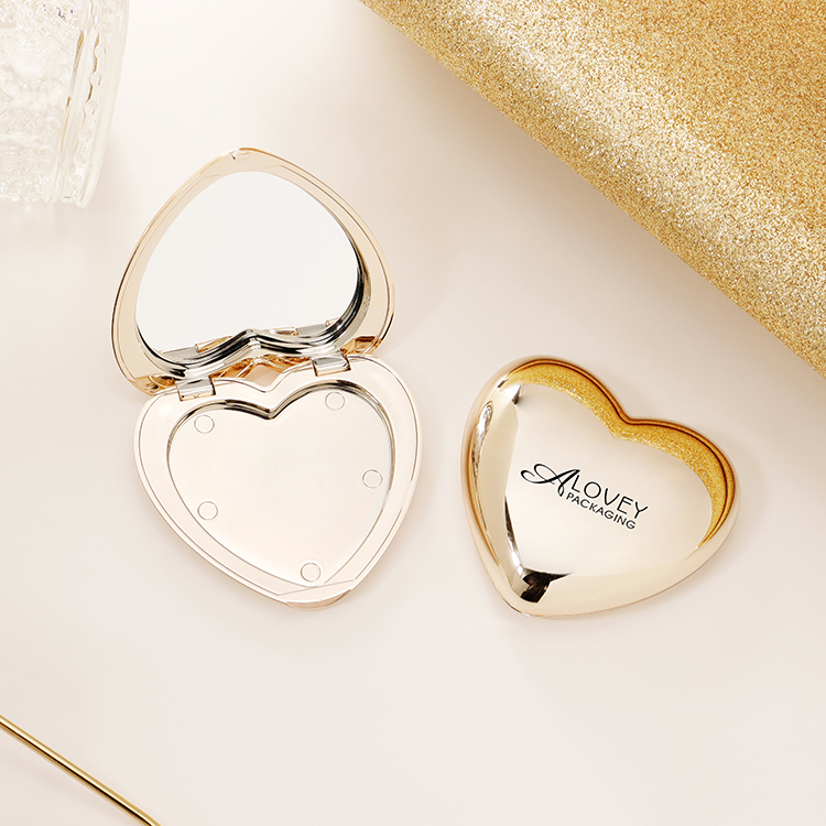 Heart Blush Compact Case