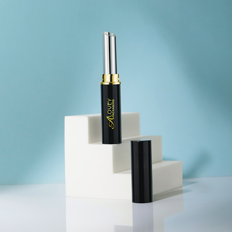 black and gold lipstick tube